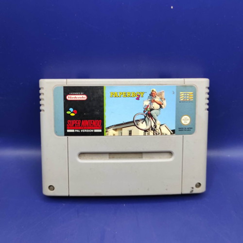 Paperboy 2 Super Nintendo SNES game PAL version
