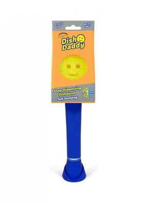 Dish Daddy dish washing tool new, blue with Flex-Texture sponge