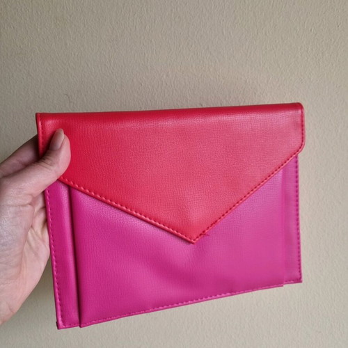 Lancome bag new in pink-red color