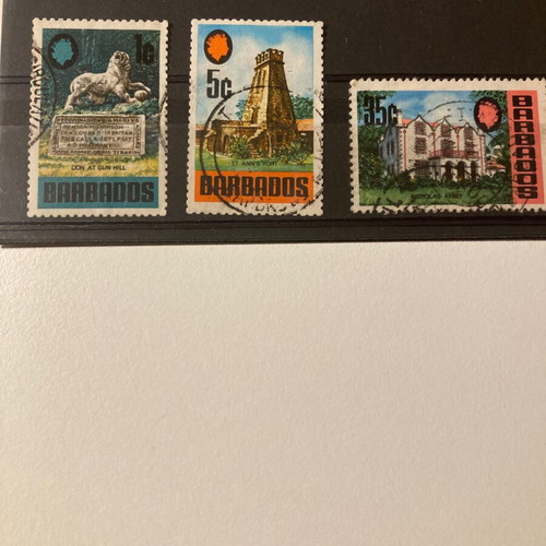 Barbados stamps used from 1882 and later