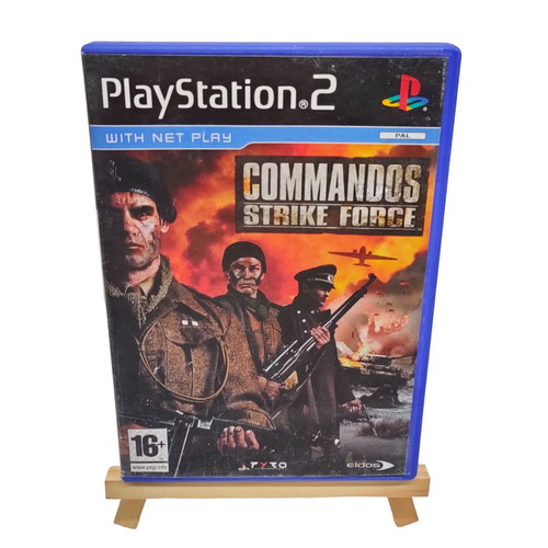 Commandos Strike Force PS2 game used, Complete In Box