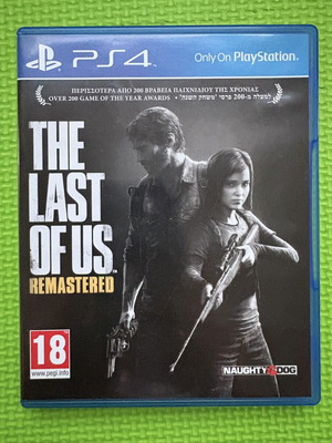 The Last of Us Remastered PS4 game like new, complete with box