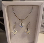 Swarovski set new, silver