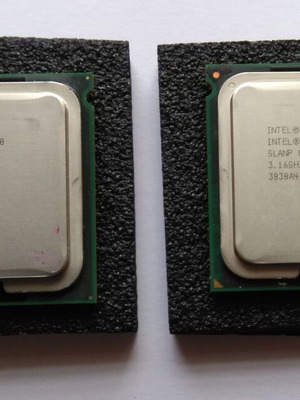 Intel Xeon X5460 CPU used, pack of 2, LGA771 socket