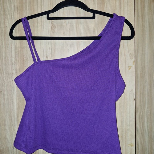Sleeveless top new, purple, size L