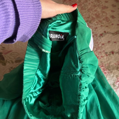 Strapless green dress like new with rhinestones Paranoia
