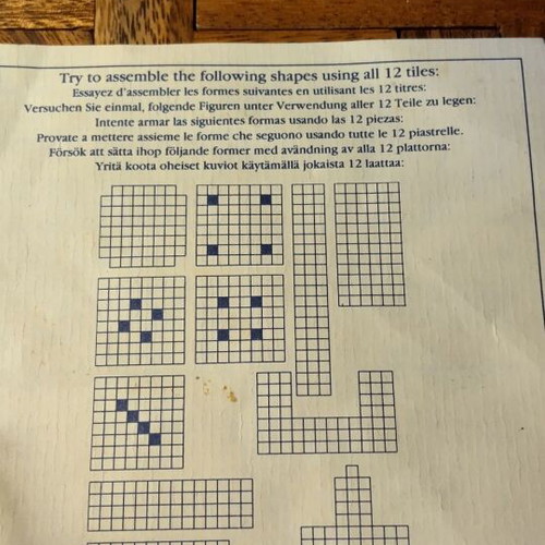 Wooden puzzle like new for adults and children over 7 years old