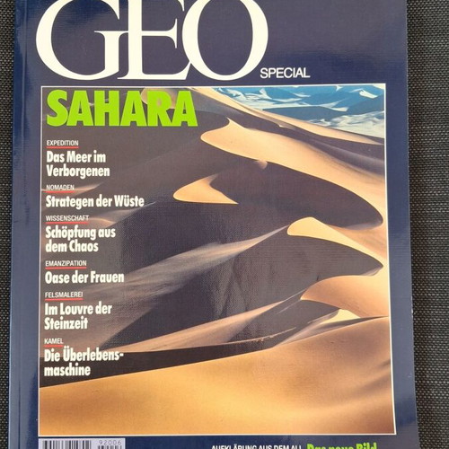 Geo Special Sahara magazine 1992 German edition like new