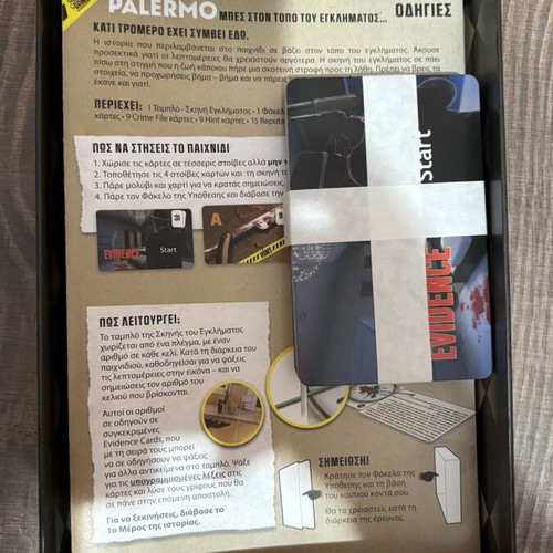 Palermo 1985 Crime Scene puzzle game like new