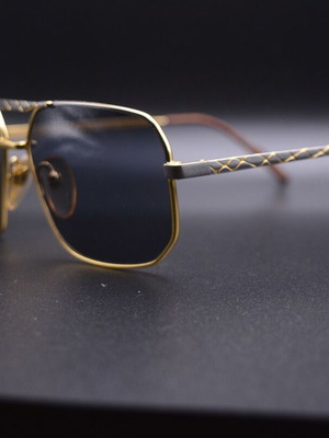 Aprilia Eyewear Max 2 Vintage Sunglasses New Old Stock Gold Silver