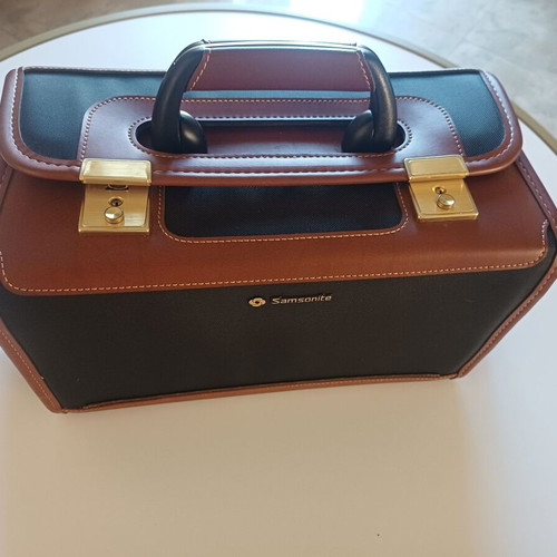 Samsonite Princess Vintage Beauty Case Black/Cognac