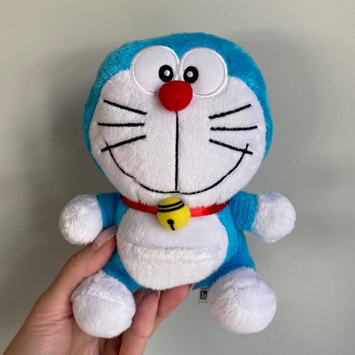 Doraemon Cat Japanese Anime Plush Toy by Sekiguchi 2009 Bandai used