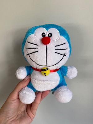 Doraemon Cat Japanese Anime Plush Toy by Sekiguchi 2009 Bandai used