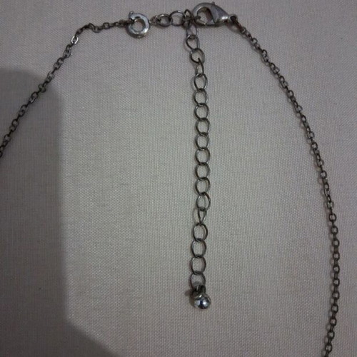 Necklace like new, blue and silver