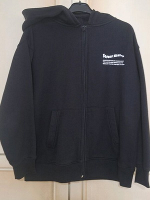 Zara sweatshirt jacket for boy 11-12 years, like new, black