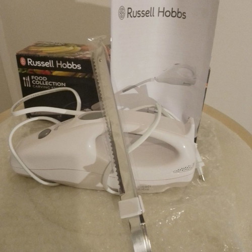 Russell Hobbs electric knife new, 120W, white
