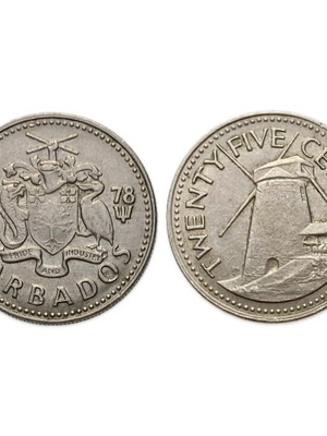 Borbados 20 Cents 1978 BOX1