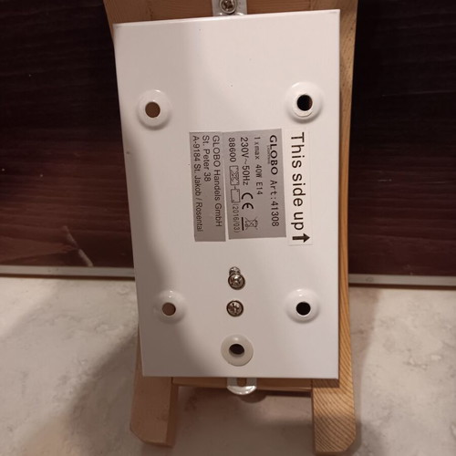 Lamp like new without bulb