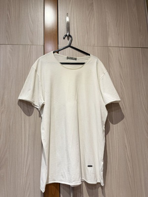 Staff men's white short-sleeve t-shirt, size S