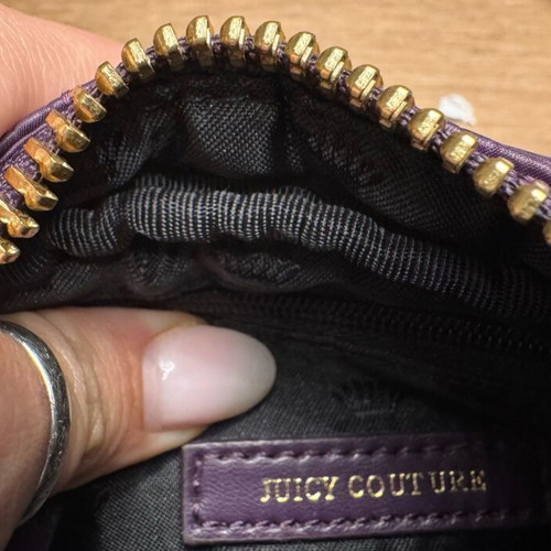 Juicy Couture crossbody bag used, purple