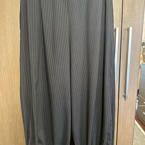 Balloon pants blue striped Zara new, size M