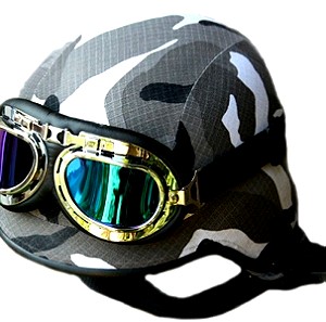 Κρανος μοτοσυκλέτας U.S.A Army helmet 2WW navy  Camouflage Μέγεθος L
