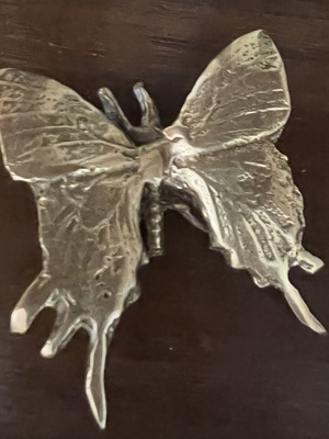 Decorative Butterfly from Collection of Solid Brass Items like new