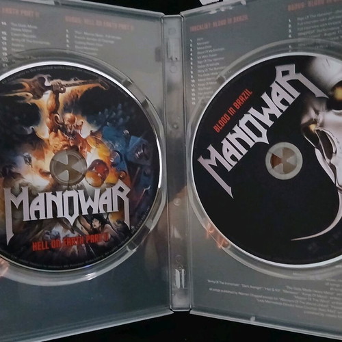 Manowar Fire And Blood double DVD used with slipcase