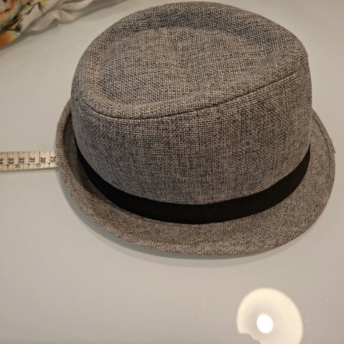 H&M Trilby hat size L/60 gray like new