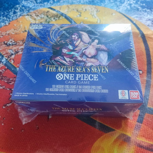 One Piece Card Game OP-14 The Azure Sea's Seven Booster Box new