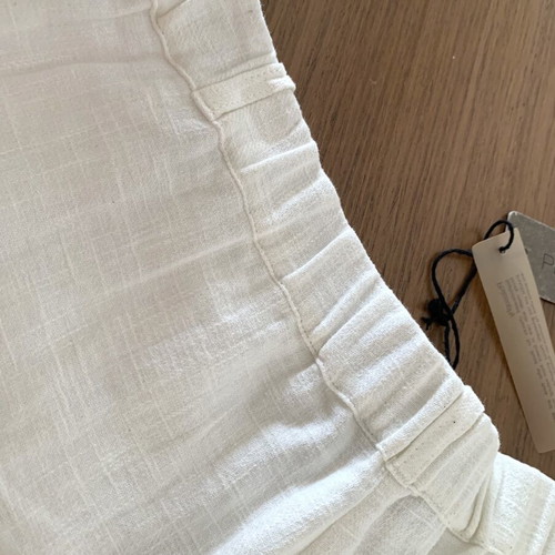 Philosophy linen-style straight pants, ecru, size L