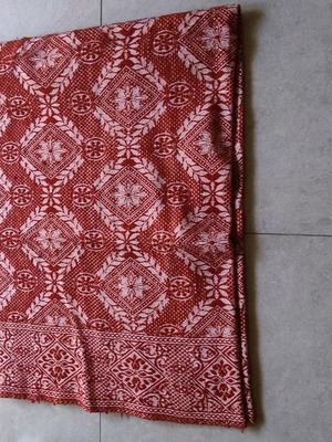 Caramel wool blanket vintage new handwoven