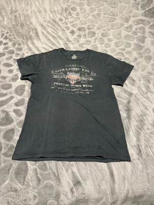 Polo Ralf Lauren T shirt used, size M, black