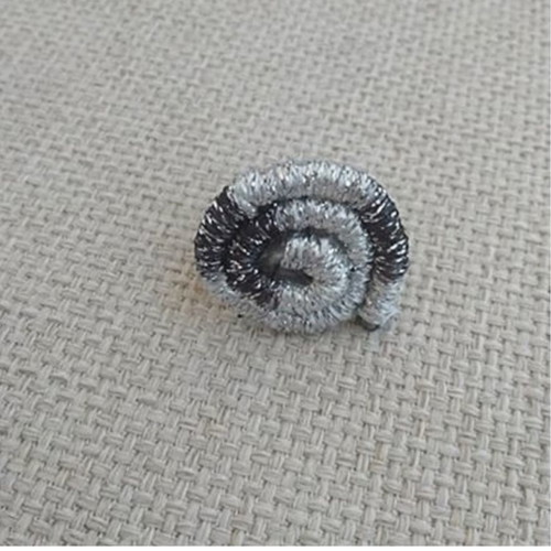 Ring round silver and black strap