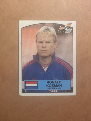 Panini Euro 88 Ronald Koeman sticker used, Nederland Legend #217