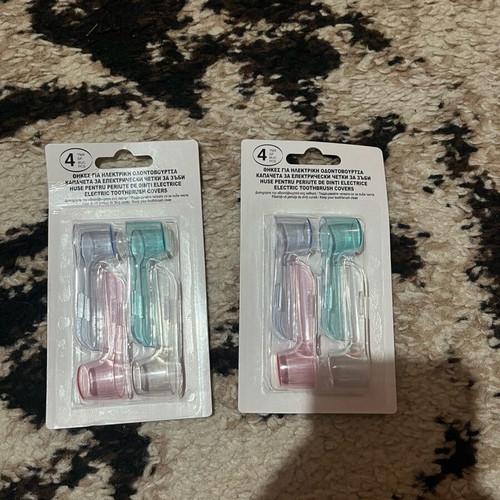 Electric toothbrush covers new, set of 8 from Jumbo