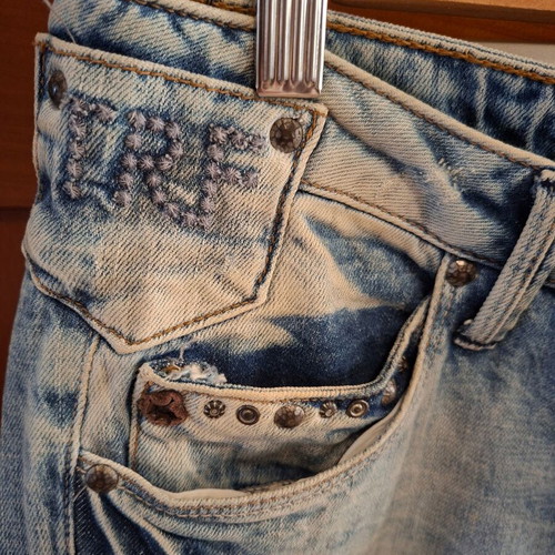 TRF low-rise jeans size 38 like new, blue