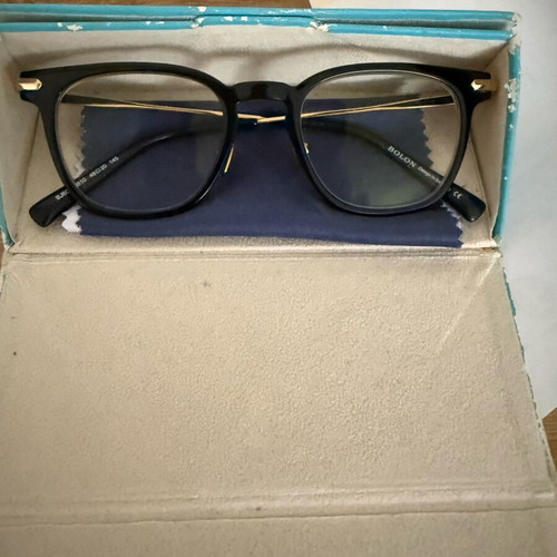 Bolon black and gold glasses like new