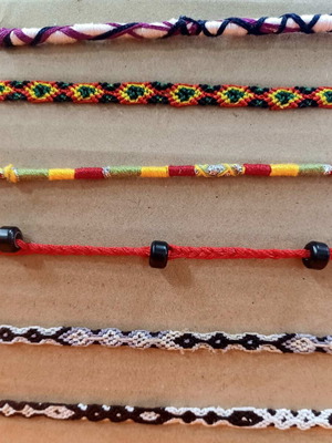 Macrame Bracelets pack of 6, new