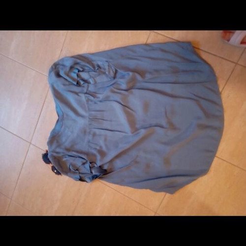 Blue top new, relaxed fit, size S