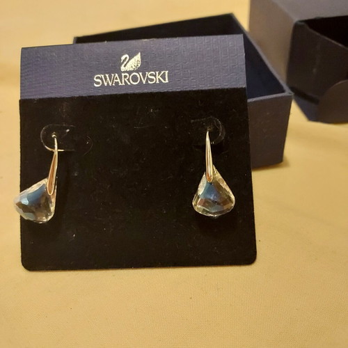 Swarovski μεγάλα σκουλαρίκια σταγόνα βροχής καινούργια