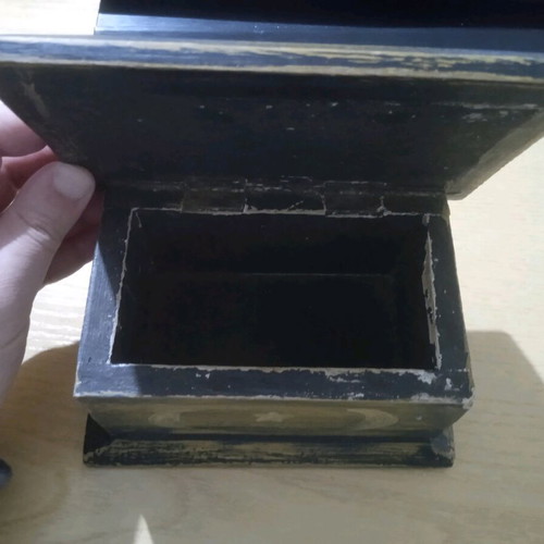 Wooden jewelry box used
