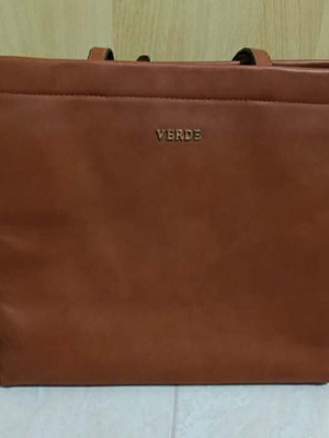 Verde women's shoulder bag used, brown