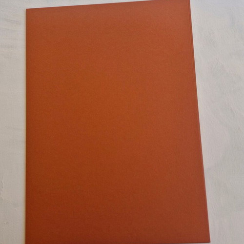 Colored A3 cardboard pack of 8 sheets new, brick red