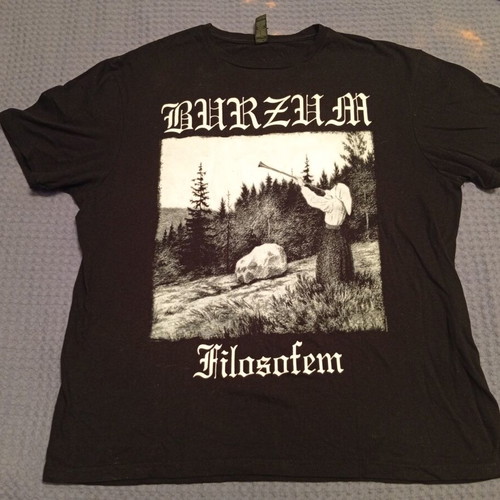 T-shirt Burzum Filosofem Large like new