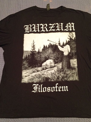 T-shirt Burzum Filosofem Large like new