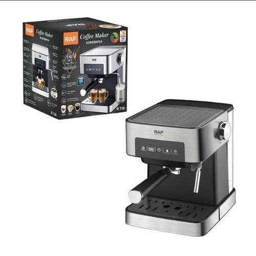 RAF Coffee Maker Espresso Machine R.136 New 1.6L 850W 15 Bar