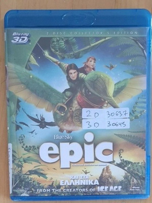 Epic 3D The Secret Kingdom of the Forest 2-Disc Blu-ray Collector's Edition like new