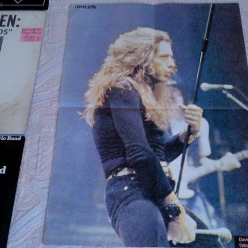 Vintage Poster: Large Collectible Double Sided Poster GILLAN + DAVID GOVERDALE (Whitesnake)