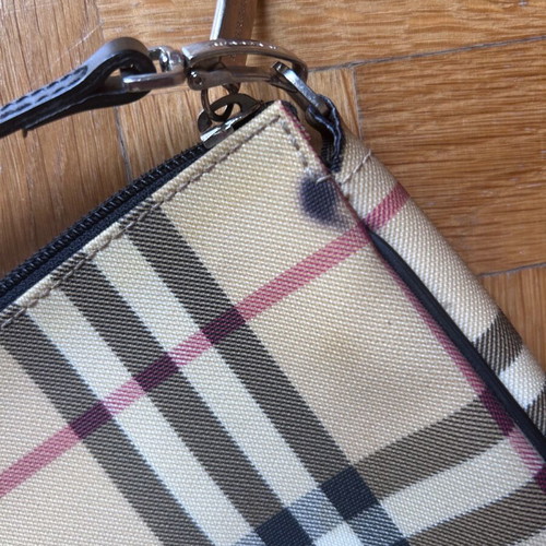 Burberry Nova Check Mini Shoulder Bag beige like new